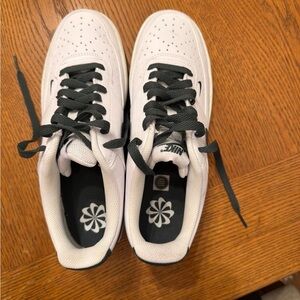 Nike White and Black Athletic Shoes